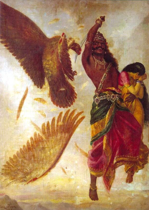 Jatayu Vadham – Ravi Varma 70x105