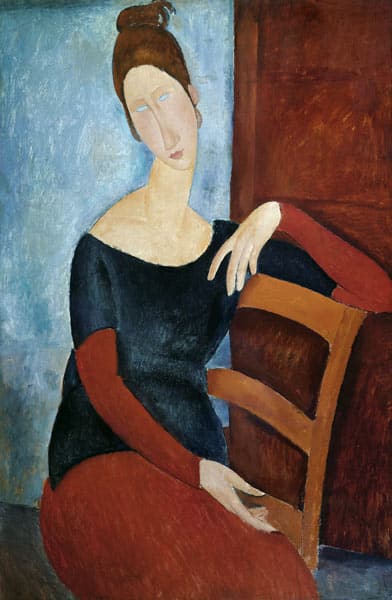 Die Frau des Künstlers – Amedeo Modigliani Amedeo Modigliani 70x105