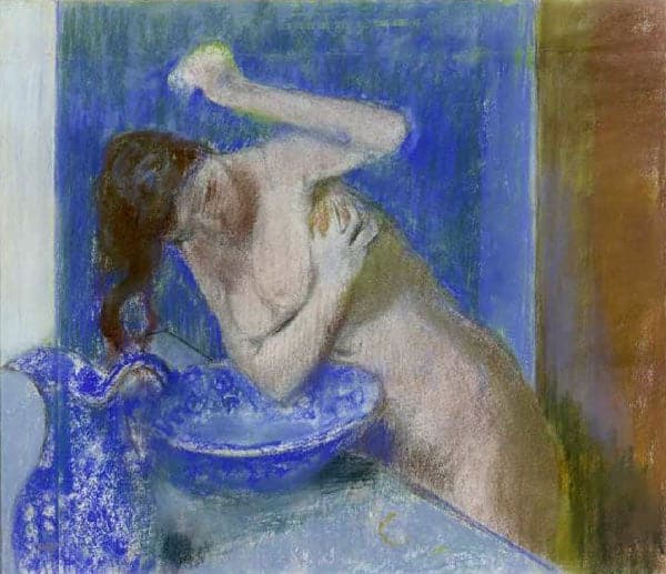 Junge Frau bei ihrer Toilette – Edgar Degas Edgar Degas 70x70