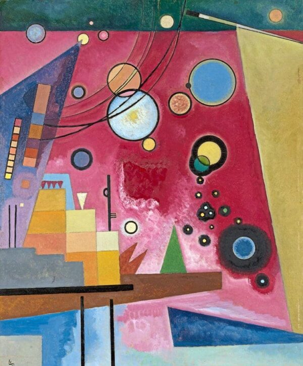 Schweres Rot – Vassily Kandinsky Wassily Kandinsky 70x85