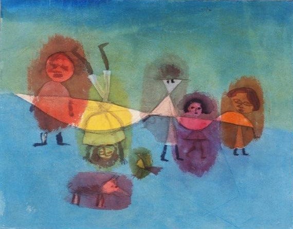 Gruppe von Kindern – Paul Klee Paul Klee 85x75