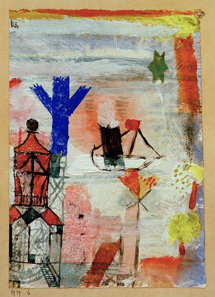 Kleines Dampfboot – Paul Klee Paul Klee 70x105