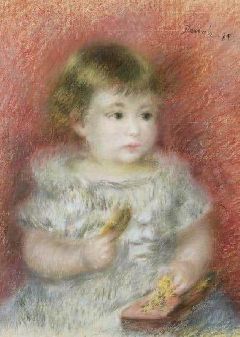 Kleine Mädchen mit Spielzeug – Pierre-Auguste Renoir Pierre-Auguste Renoir 70x105