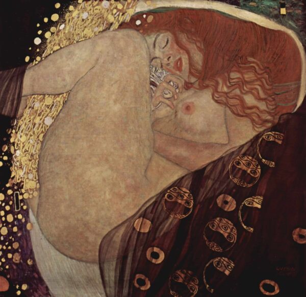 Danae 1907 – Gustav Klimt Beliebte Bilder 70x70