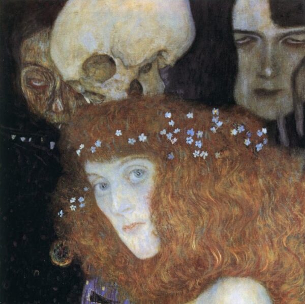 Die Hoffnung I (Detail) – Gustav Klimt Gustav Klimt 70x70