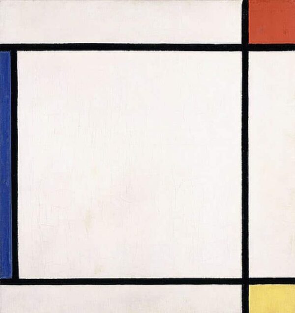 Komposition III in Rot, Gelb, Blau – Mondrian Piet Mondrian 70x70