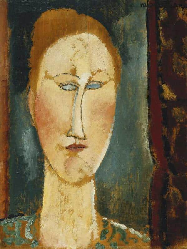 Tête einer Rothaarigen – Amadeo Modigliani 70x105