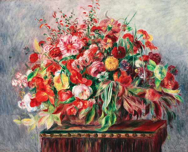 Korb mit Blumen – Pierre-Auguste Renoir Pierre-Auguste Renoir 85x75