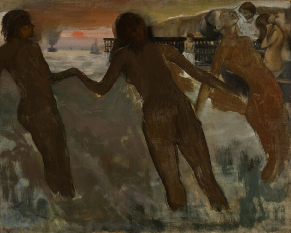 Drei Mädchen beim Baden – Edgar Degas Edgar Degas 85x75