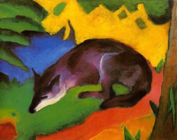 Renard bleu – Franz Marc Franz Marc 85x75