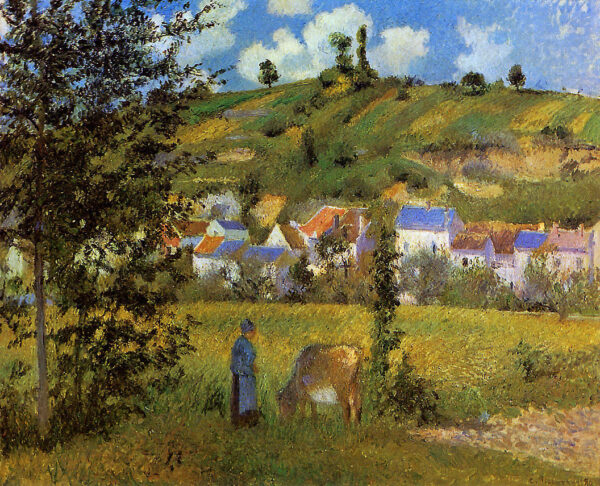 Landschaft in Chaponval – Camille Pissarro Camille Pissarro 85x75