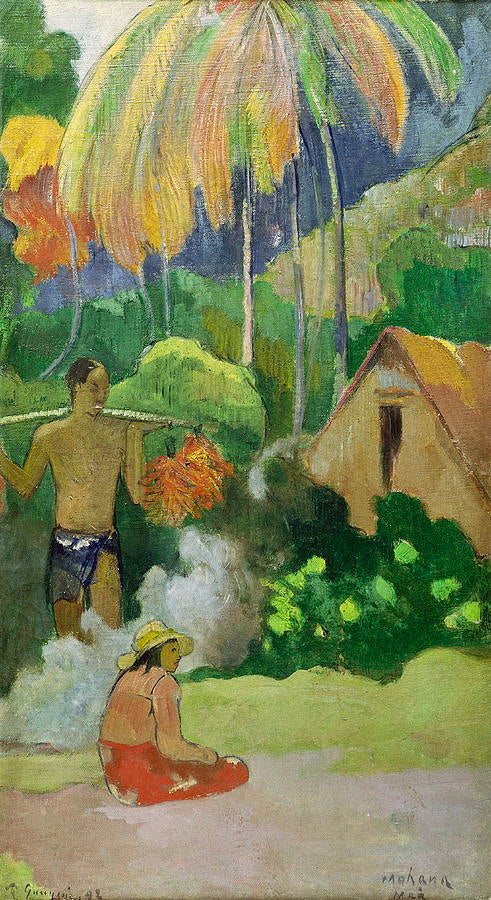 Landschaft in Tahiti – Paul Gauguin Paul Gauguin 70x120