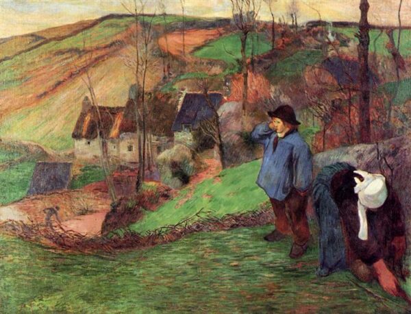 Landschaft in der Bretagne (1888) – Paul Gauguin Paul Gauguin 85x75