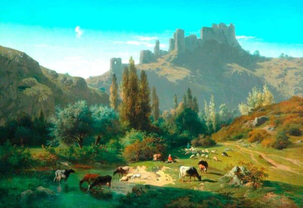 Landschaft mit Rindern – Rosa Bonheur Rosa Bonheur