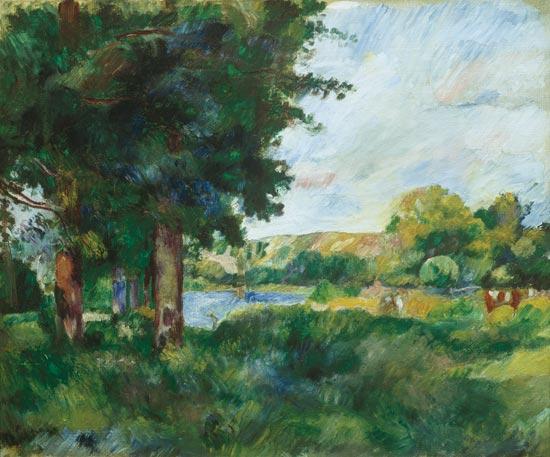 Landschaft in der Île-de-France – Pierre-Auguste Renoir Pierre-Auguste Renoir 85x75