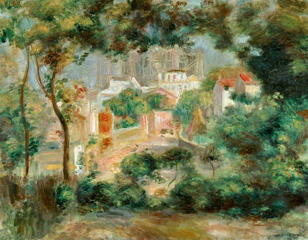 Landschaft mit Blick auf Sacré-Cœur – Pierre-Auguste Renoir Pierre-Auguste Renoir 85x75