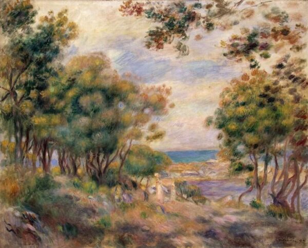 Landschaft in Beaulieu von Pierre-Auguste Renoir Pierre-Auguste Renoir 85x75