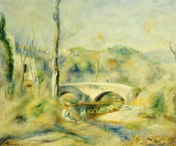 Landschaft mit Brücke – Pierre-Auguste Renoir Pierre-Auguste Renoir 85x75