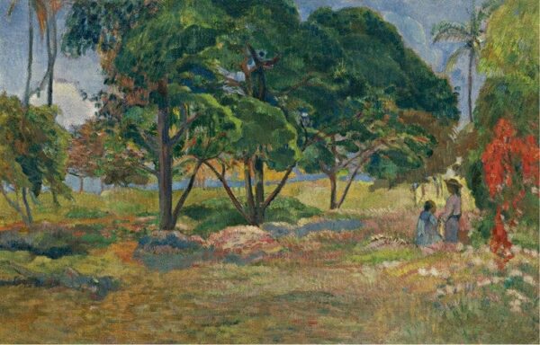 Landschaft mit drei Bäumen – Paul Gauguin Paul Gauguin 105x70