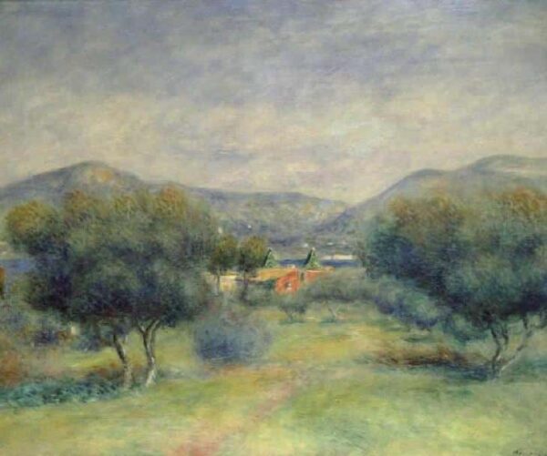 Landschaft in Toulon – Pierre-Auguste Renoir Pierre-Auguste Renoir 85x75