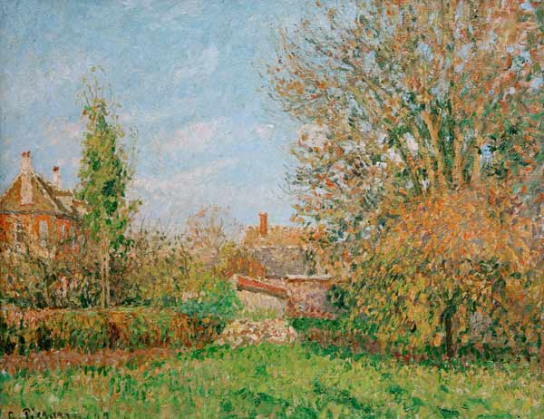 Herbst in Éragny – Camille Pissarro Camille Pissarro 85x75