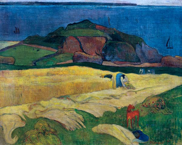 Die Ernte am Meer – Paul Gauguin Paul Gauguin 85x75