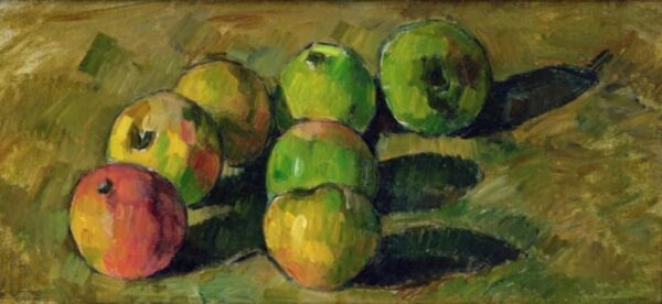 Stillleben mit sieben Äpfeln – Paul Cézanne Paul Cézanne 160x70