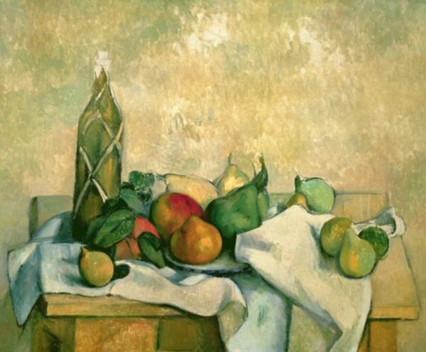 Stillleben mit einer Flasche Likör – Paul Cézanne Paul Cézanne 85x75