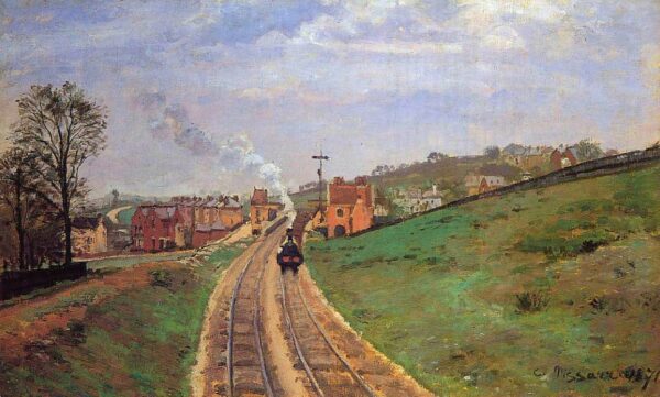 Bahnhof Lordship Lane, Dulwich – Camille Pissarro Camille Pissarro 120x70