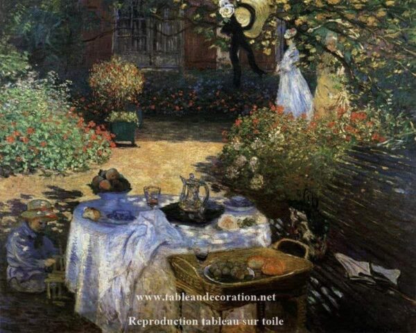 Das Mittagessen von Claude Monet Claude Monet 85x75