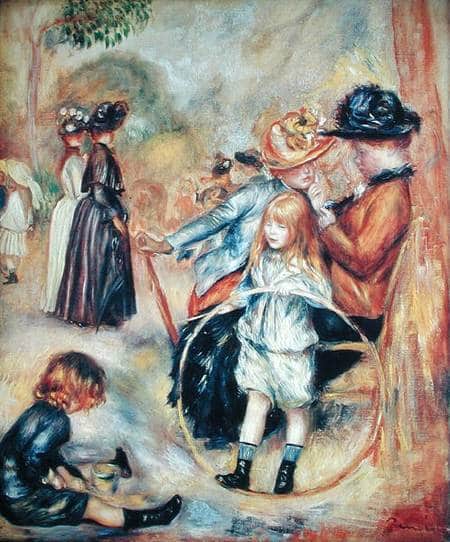 In den Gärten von Luxemburg – Pierre-Auguste Renoir Pierre-Auguste Renoir 70x85