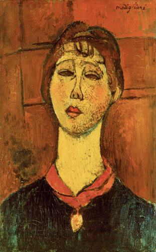 Porträt von Frau Blanche Dorivale – Amedeo Modigliani Amedeo Modigliani 70x105