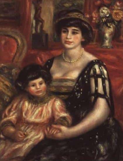 Madame Josse Bernheim-Jeune und ihr Sohn Henry – Pierre-Auguste Renoir Pierre-Auguste Renoir 70x85