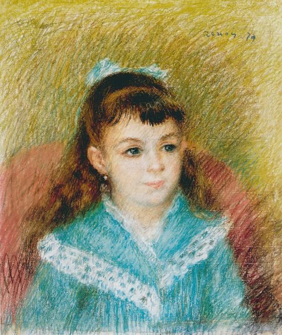 Porträt eines jungen Mädchens (Elisabeth Maître) – Pierre-Auguste Renoir Pierre-Auguste Renoir 70x85