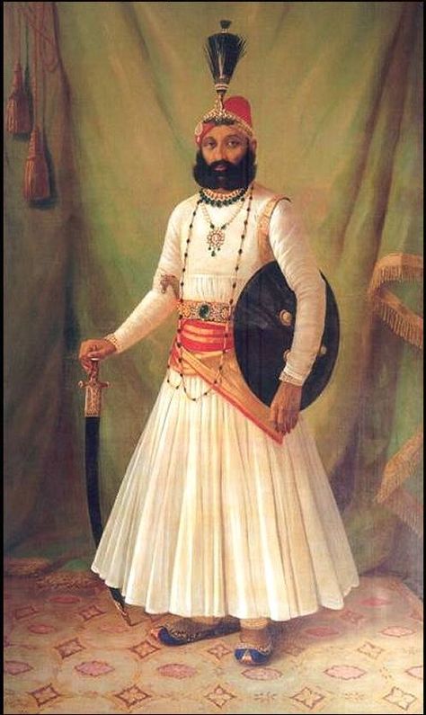 Maharaja Fateh Singh – Ravi Varmâ 70x120