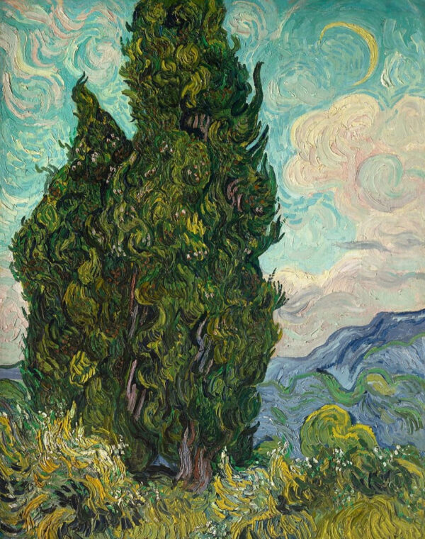 Die Zypressen – Van Gogh Beliebte Bilder 70x85