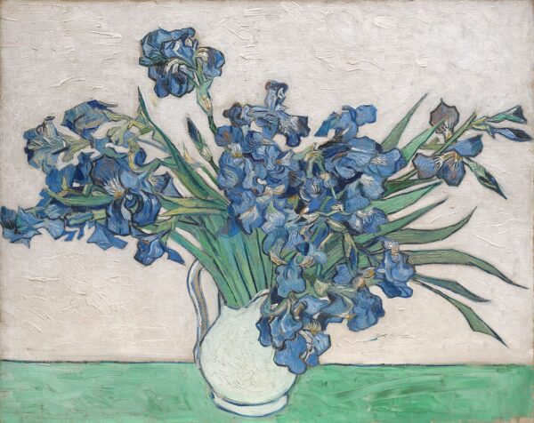 Vase mit Iris – Van Gogh Vincent Van Gogh 85x75