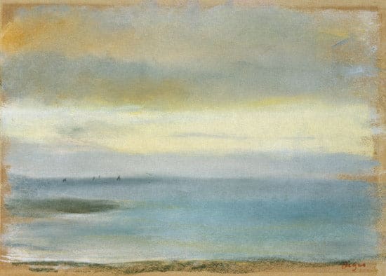 Sonnenuntergang am Meer – Edgar Degas Edgar Degas 105x70