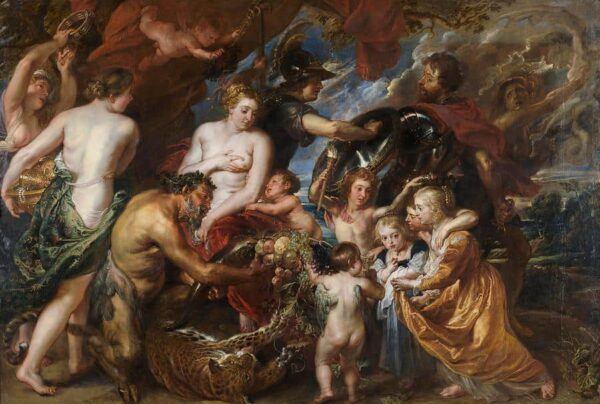 Minerva schützt Pax vor Mars (Frieden und Krieg) – Peter Paul Rubens Peter Paul Rubens 105x70