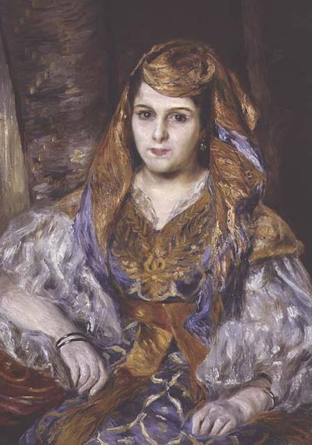 Mme. Clementine Stora im algerischen Kleid, oder Die algerische Frau – Pierre-Auguste Renoir Pierre-Auguste Renoir 70x105