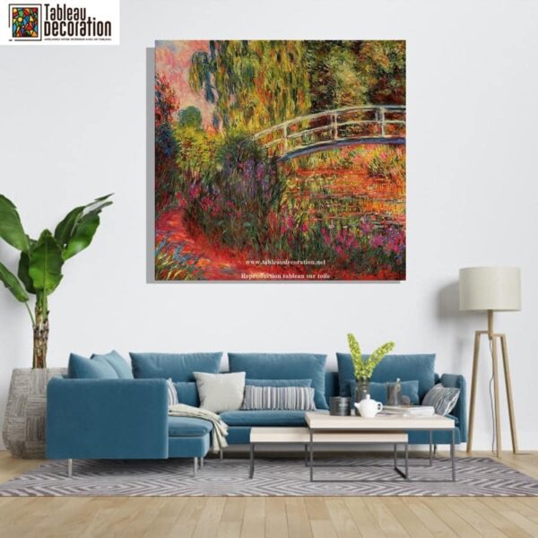 Tabelle Brücke Japan – Monet Claude Monet 70x70 6