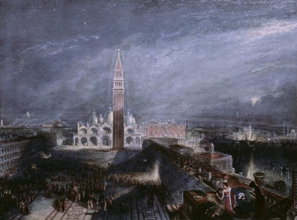 Platz Saint-Marc – William Turner J.M.W. Turner 105x70