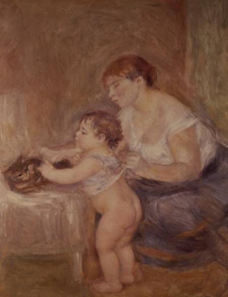 Mutter und Kind – Pierre-Auguste Renoir Pierre-Auguste Renoir 70x85