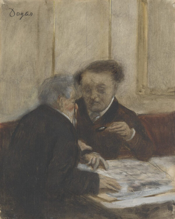 Im Café Châteaudun – Edgar Degas Edgar Degas 70x85