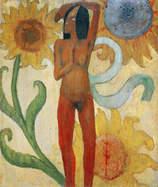 Weibliche nackte Figur – Paul Gauguin Paul Gauguin 70x85