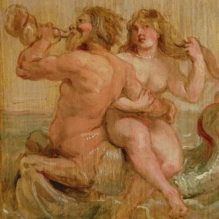 Néréide und Triton – Peter Paul Rubens Peter Paul Rubens 70x70