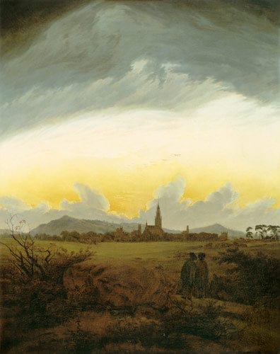 Neubrandenburg im Morgennebel – Caspar David Friedrich Caspar David Friedrich 70x85