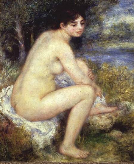 Nu in einer Landschaft – Pierre-Auguste Renoir Pierre-Auguste Renoir 70x85