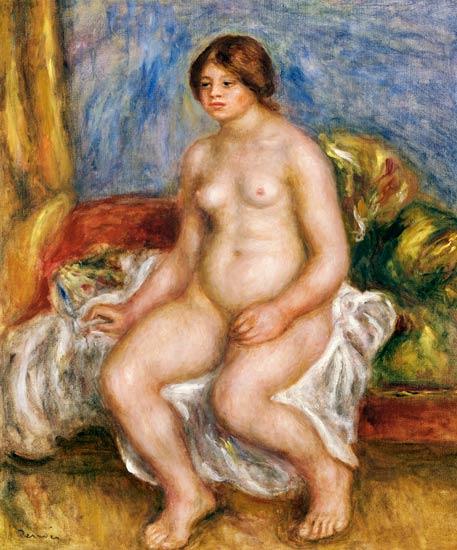 Frau nackt auf grünen Kissen – Pierre-Auguste Renoir Pierre-Auguste Renoir 70x85