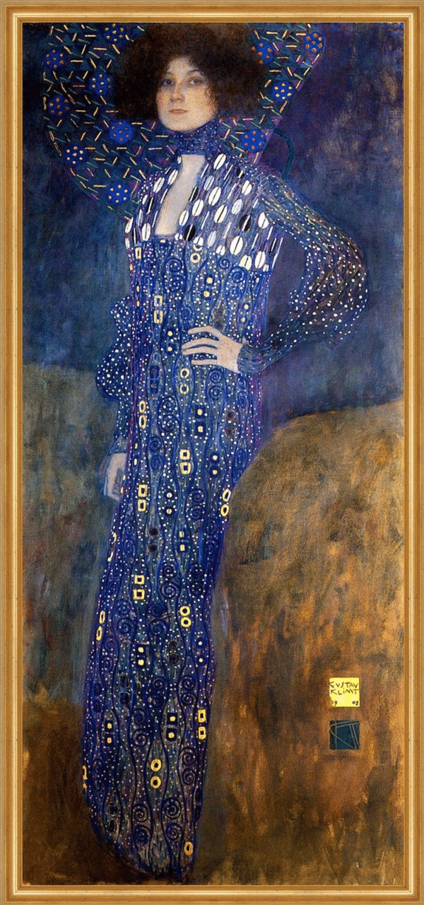 Porträt von Emilie Flöge II – Gustav Klimt Gustav Klimt 70x160